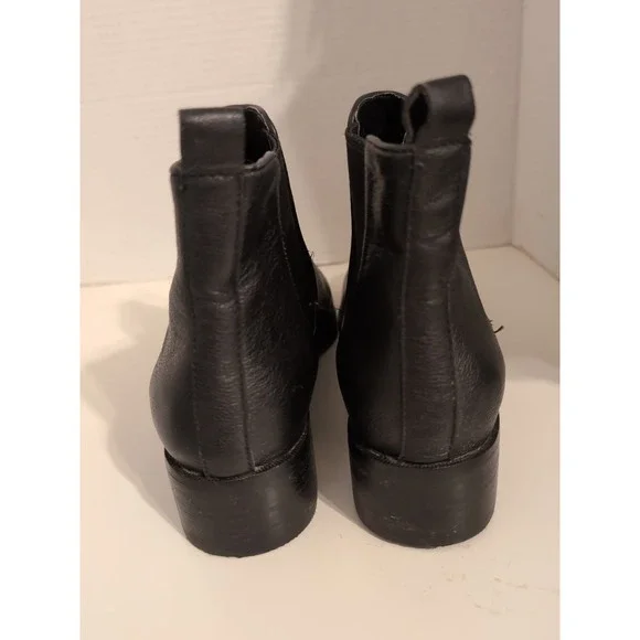 Cole Haan Landsman Chelsea Ankle Boot Black Leather Pull On Womens Size 9.5 - Picture 6 of 10